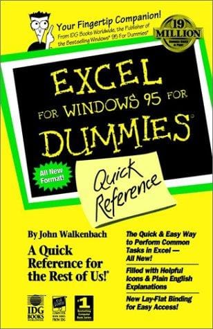 Excel for Windows 95 for dummies