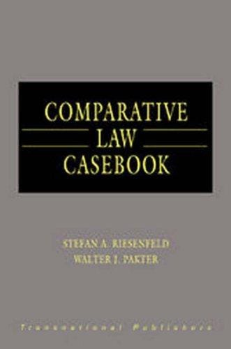 Comparative law casebook