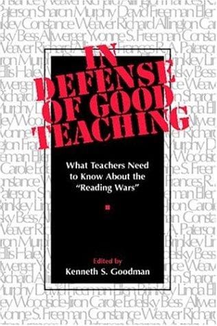 In defense of good teaching