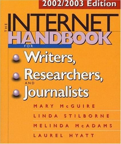 The Internet handbook for writers, researchers, and journalists