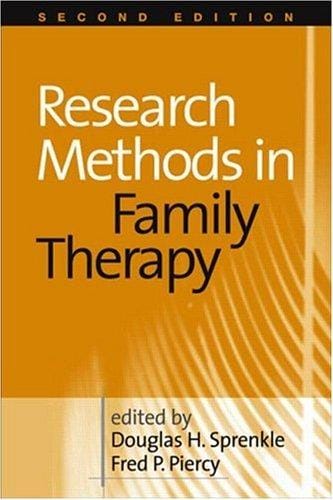 Research methods in family therapy