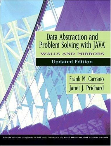 Data Abstraction and Problem Solving with Java, Walls and Mirrors