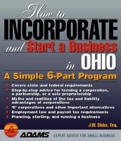 How to incorporate and start a business in Ohio
