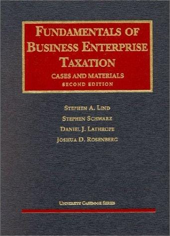 Fundamentals of business enterprise taxation