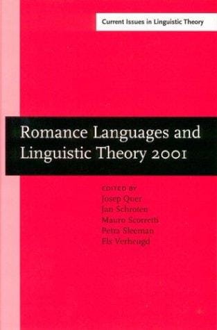 Romance languages and linguistic theory 2001