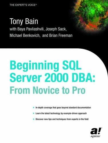 Beginning SQL Server 2000 DBA
