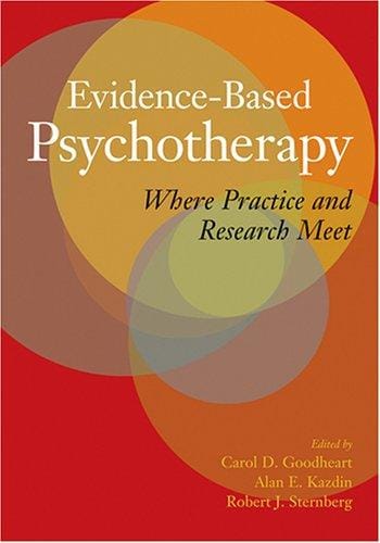 Evidence-based psychotherapy