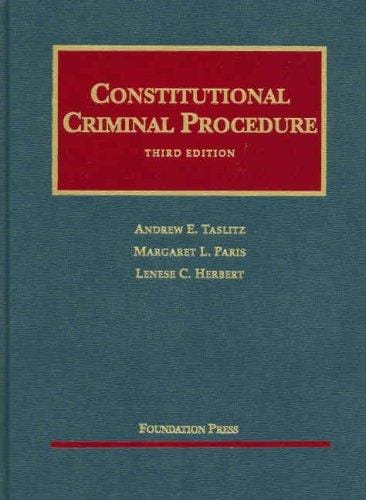 Constitutional criminal procedure