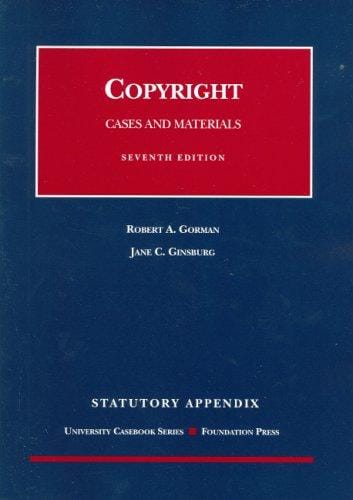 Copyright Cases and Materials
