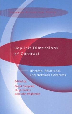 Implicit dimensions of contract