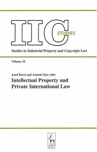 Intellectual property and private international law