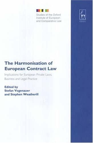 The harmonisation of European contract law