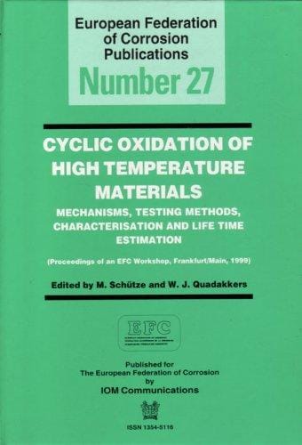 Cyclic oxidation of high temperature materials