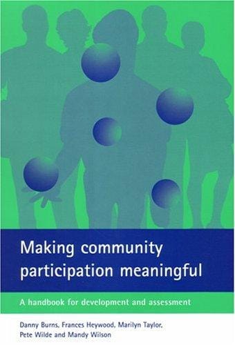 Making community participation meaningful