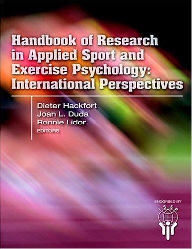 Handbook of research in applied sport and exercise psychology