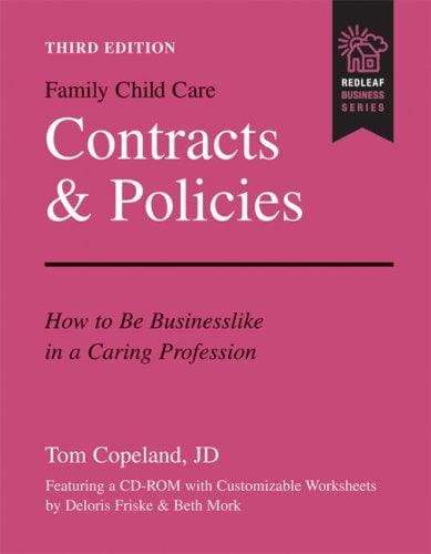 Family child care contracts and policies