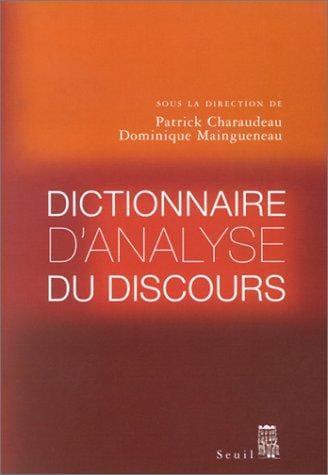 Dictionnaire d'analyse du discours