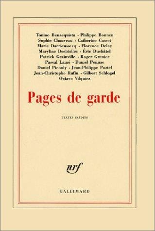 Pages de garde