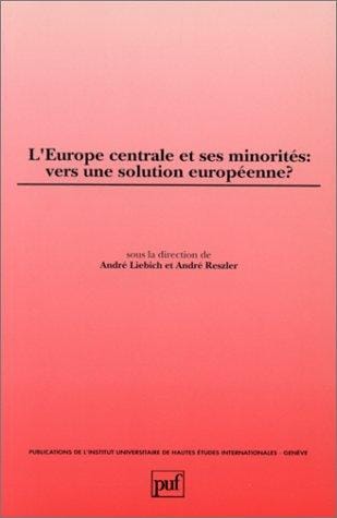 L'Europe centrale et ses minorités