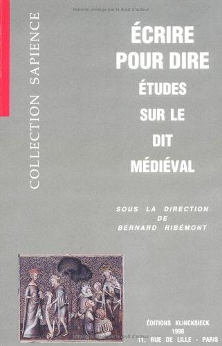 Ecrire pour dire