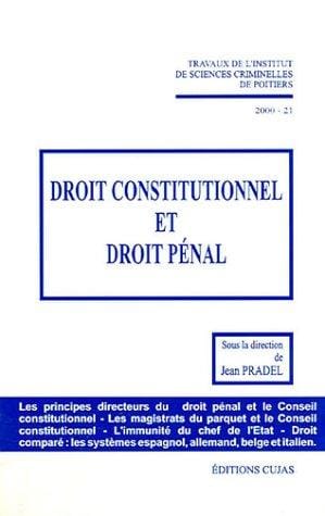 Droit constitutionnel et droit pénal