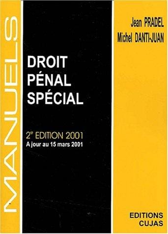 Manuel de droit pénal spécial