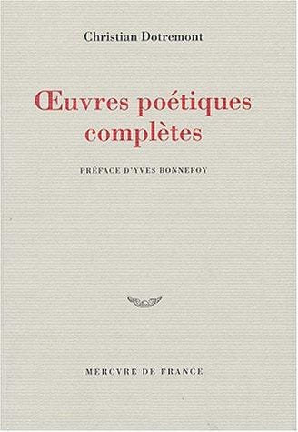Œuvres poétiques complètes
