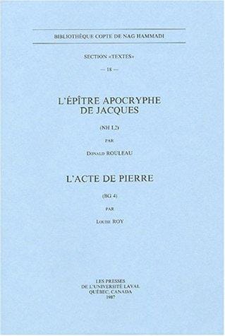 L'épître apocryphe de Jacques (NH I,2)