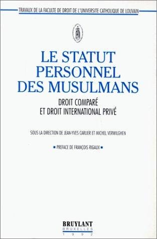 Le Statut personnel des Musulmans