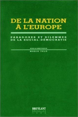 De la nation à l'Europe