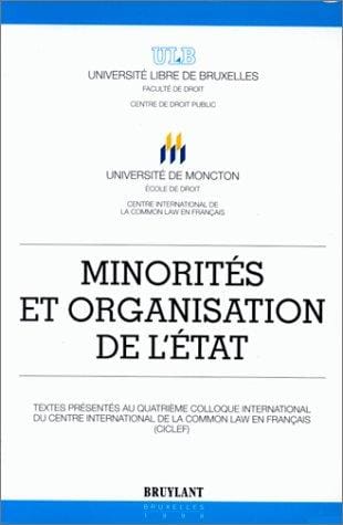 Minorités et organisation de l'Etat