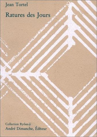 Ratures des jours