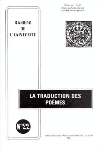 La Traduction des poèmes