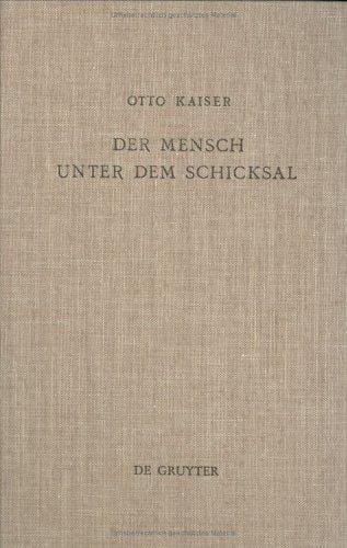 Der Mensch unter dem Schicksal