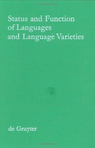 Status & Function of Languages & Language Varieties (Grundlagen Der Kommunikation =)