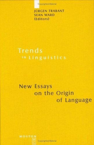New essays on the origin of language