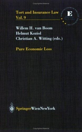 Pure economic loss