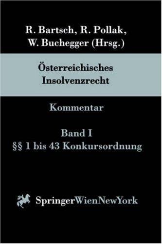 Österreichisches Insolvenzrecht. Kommentar: Band 1