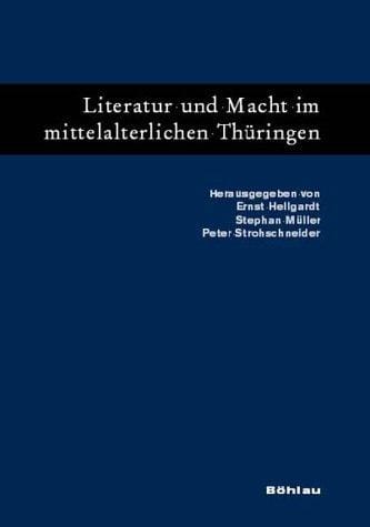 Literatur und Macht im mittelalterlichen Th uringen. Midi avistisches Kolloquium auf Gut Willershausen, 11. bis 13. Oktober 1998
