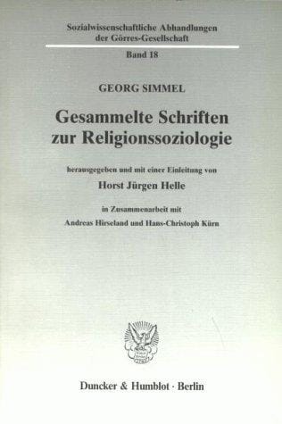 Gesammelte Schriften zur Religionssoziologie
