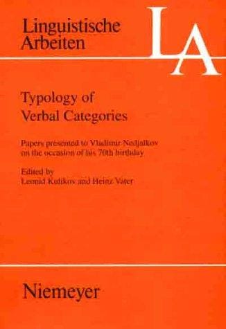 Typology of verbal categories