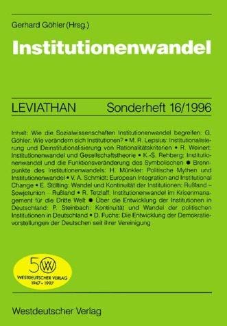 Institutionenwandel