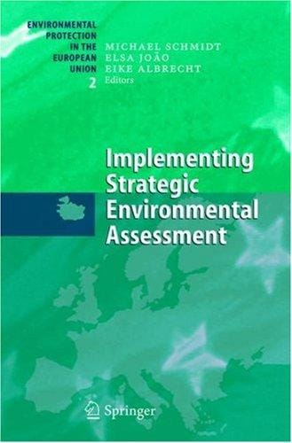 Implementing strategic environmental assessment