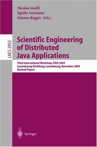 Scientific engineering of distributed Java applications
