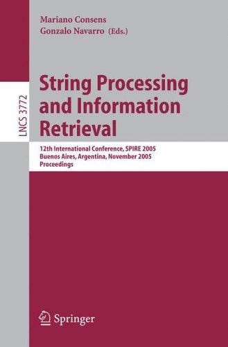 String processing and information retrieval