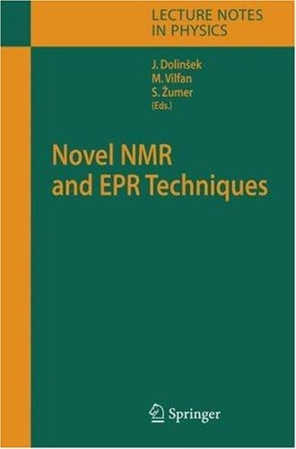 Novel NMR and EPR techniques