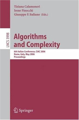 Algorithms and complexity