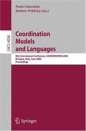 Coordination models and languages