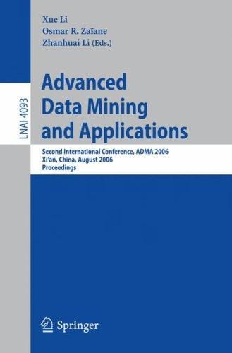 Advanced data mining and applications