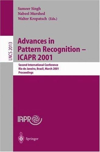 Advances in pattern recognition